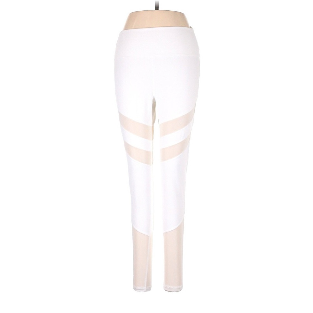 POPFlex Your Highness Mesh Leggings in Cloud (white) size 8 / medium
